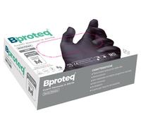 BPROTEQ Srl GUANTO IN NITRILE SENZA POLVERE NERO SMALL 100 PEZZI