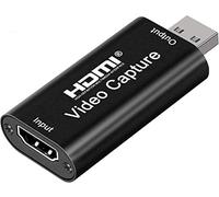 Bprtcra Capture Card, 4K HDMI a USB 2.0 Video Capture Device, Alta Definizione 1080P HD 30fps Registrazione direttamente al computer per la trasmissione in diretta, giochi, streaming e videoconferenza