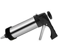 Bprtcra Pressa per Dolci in Acciaio Inox, Kit Pistola per Biscotti, Cookie Maker Press Gun Kit Set di Biscotti e glassa per Decorazioni Fai da Te per Torte, per Creare Biscotti ricchi di Varianti