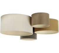 BPS Koncept Boho Ellegant lampada da soffitto 4x60 W marrone-beige 084-076