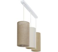 BPS Koncept Boho Ellegant Slim lampada sospesa 3x60 W crema-beige 0T0-L3-007