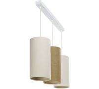 BPS Koncept Boho Ellegant Slim lampada sospesa 3x60 W crema-beige 0T0-L3-009