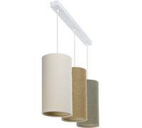 BPS Koncept Boho Ellegant Slim lampada sospesa 3x60 W marrone-crema-beige 0T0-L3-010