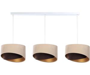 BPS Koncept Galaxy lampada sospesa 3x60 W bianco-oro-marrone-beige 060-L3-019