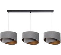 BPS Koncept Galaxy lampada sospesa 3x60 W nero-oro-grigio/cenere 060-L3-014CZ