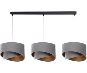 BPS Koncept Galaxy lampada sospesa 3x60 W nero-oro-grigio/cenere 060-L3-014CZ