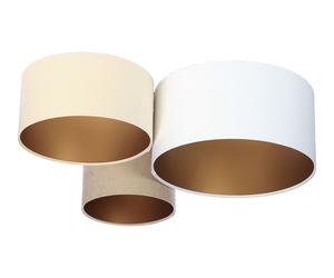BPS Koncept Plafoniady plafoniera 3x60 W bianco-oro -beige-crema 080-01-034