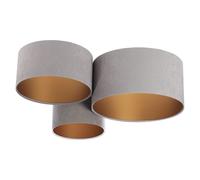 BPS Koncept Plafoniady plafoniera 3x60 W oro -grigio 080-014