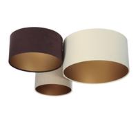 BPS Koncept Plafoniady plafoniera 3x60 W oro -marrone-beige-crema 080-02-034