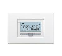Cronotermostato Digitale Da Incasso Settimanale Bianco BPT TH/350