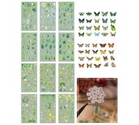 BPTRKOM 52 pezzi Set di adesivi per scrapbooking- adesivi decorativi vintage, in PET, autoadesivi per scrapbooking,Per Junk Journal Adesivi，Scrapbook Journaling，Bullet Journal Fai da Te ecc