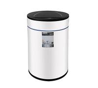 BPUIYEW Cestino senza contatto, automatico del sensore intelligente Apertura del sensore/coperchio di chiusura dell'acciaio inossidabile Capacità 9L della famiglia sigillata(A)