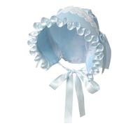 BPURB Cappello da pellegrino vittoriano da donna, accessorio per costume coloniale