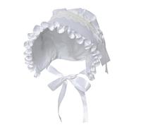BPURB Cappello da pellegrino vittoriano da donna, accessorio per costume coloniale