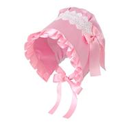 BPURB Cappello da pellegrino vittoriano da donna, accessorio per costume coloniale
