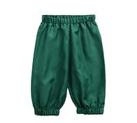 BPURB Pantaloncini da Ragazzi per Bambini Costume Coloniale del XVIII Secolo Coloniale per Ragazzi Casual Pantaloni Taglia 7 8 10 12 14 16(XS, Verde)