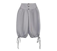 BPURB Pantaloni Uomo da Vichingo medievali rinascimentali Vitello-Lunghezza Larp Pirata Cosplay Costumi Posteriore con Lacci Pantaloncini