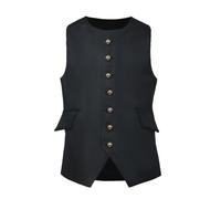 BPURB Ragazzi vittoriani Gilet da abito per bambini Gilet storico coloniale Costume da guerra rivoluzionaria per la festa di nozze