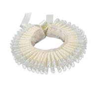 BPURB Renaissance Elisabethan Ruff Collare Collo Volant, Clown Collare, Beige, Taglia Unica