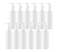 BPZXL 12 Pezzi 250ml Blanc plastica flacone Vuoti da Bottiglie con Pompa Flaconi di Lozione, per riempire lozioni, shampoo, saponi per il corpo e trucchi, ecc.