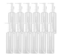 BPZXL 12 Pezzi 250ml Trasparent plastica flacone Vuoti da Bottiglie con Pompa Flaconi di Lozione, per riempire lozioni, shampoo, saponi per il corpo e trucchi, ecc.