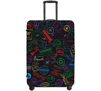 bqabhu Copertura protettiva per bagagli, antigraffio, adatta per bagagli da 45,7 a 55,9 cm, motivo: fiori di ciliegio, Visto per passaporto, L (for 25--28 inch luggage), Copertura per bagagli