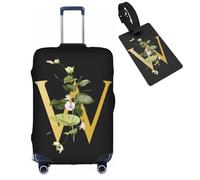 bqabhu Decorative A, protezioni elastiche per valigie, lavabili, con cerniere nascoste, per bagagli da 45,7 a 81,7 cm, W, M (for 22--24 inch luggage), Copertura per bagagli