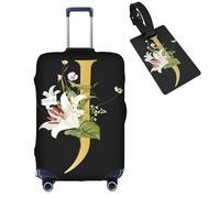 bqabhu Decorative A, protezioni elastiche per valigie, lavabili, con cerniere nascoste, per bagagli da 45,7 a 81,7 cm, J, M (for 22--24 inch luggage), Copertura per bagagli