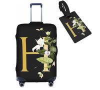 bqabhu Decorative A, protezioni elastiche per valigie, lavabili, con cerniere nascoste, per bagagli da 45,7 a 81,7 cm, H, S (for 18--21 inch luggage), Copertura per bagagli