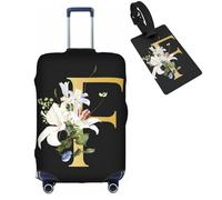 bqabhu Decorative A, protezioni elastiche per valigie, lavabili, con cerniere nascoste, per bagagli da 45,7 a 81,7 cm, F, XL (for 29--32 inch luggage), Copertura per bagagli