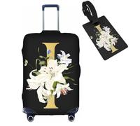 bqabhu Decorative A, protezioni elastiche per valigie, lavabili, con cerniere nascoste, per bagagli da 45,7 a 81,7 cm, I, M (for 22--24 inch luggage), Copertura per bagagli