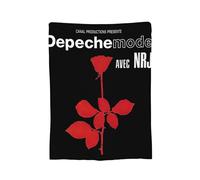 bqabhu Depeche Muic in Mode - Coperta in micropile ultra morbida, confortevole, morbida, elegante, 127 x 101 cm
