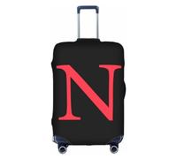 bqabhu Lettera A-Y Copertura per bagagli elastica elasticizzata copertura antigraffio da viaggio lavabile adatta per valigie da 45-81 cm, Lettera N., XL (for 29-32 Inch Luggage), Copertura per bagagli