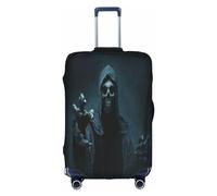 bqabhu Morbida copertura per valigie per bagagli con procione, protezione elastica per bagagli alla moda, Grim Reaper Raggiungere, M, Copertura per bagagli