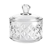 BQAN Crystal Dappen Dish con coperchio - 60 ml professionale acrilico liquido contenitore per nail art & monomero - piatto rotondo in vetro trasparente per uso salone