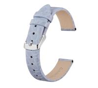 BQAXUREW EDVENA Cinturini For Orologi In Vera Pelle Di Lusso Da Donna 8mm 10mm 12mm 14mm 16mm 18mm 19mm 20mm For Cinturino Di Ricambio Da Donna(Light Purple,16mm)