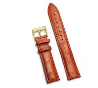 BQAXUREW EDVENA Cinturini for Orologi Morbidi Comodo Cinturino for Orologio in Vera Pelle 12/14/16/18/20/22/24 Mm Cinturino con Fibbia Ad Ardiglione + Strumento(Brown 3_22mm)