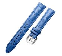 BQAXUREW EDVENA Cinturino For Orologio Cinturino In Pelle 18mm 20mm 22mm Accessori For Orologi Cinturini For Orologi Con Fibbia In Oro Nero Di Alta Qualità(Blue-S,18mm)