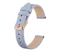BQAXUREW EDVENA Cinturino For Orologio In Vera Pelle For Donna Donna 8mm 10mm 12mm 14mm 16mm 18mm 19mm 20mm Cinturino Di Ricambio Con Fibbia In Acciaio(Light Purple-Rose,16mm)