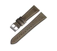 BQAXUREW EDVENA Compatibile Con Cinturini For Orologi Antichi, Cinturino In Pelle Di Vitello Italiana Fatto A Mano 18MM 20MM 22MM, Braccialetto Morbido Stile Retrò Smerigliato(B color,20mm)