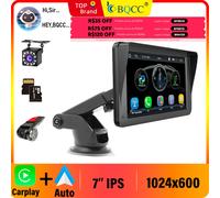 BQCC 7 "Universale Portatile Per Auto Lettore MP5 Senza Fili Carplay Android Auto MIrrorlink BT Protezione Cablaggio Multimediale Auto Stereo B5300