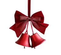 BQDPYZBD addobbi per Albero di Natale Piccola Campana E Fiocco in Velluto Ornamento da Appendere Decorazioni Festive
