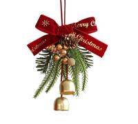 BQDPYZBD addobbi per Albero di Natale Piccola Campana E Fiocco in Velluto Ornamento da Appendere Decorazioni Festive