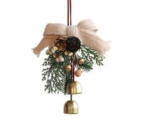 BQDPYZBD addobbi per Albero di Natale Piccola Campana E Fiocco in Velluto Ornamento da Appendere Decorazioni Festive