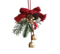 BQDPYZBD addobbi per Albero di Natale Piccola Campana E Fiocco in Velluto Ornamento da Appendere Decorazioni Festive
