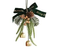 BQDPYZBD addobbi per Albero di Natale Piccola Campana E Fiocco in Velluto Ornamento da Appendere Decorazioni Festive