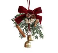 BQDPYZBD addobbi per Albero di Natale Piccola Campana E Fiocco in Velluto Ornamento da Appendere Decorazioni Festive