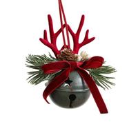 BQDPYZBD addobbi per Albero di Natale Piccola Campana E Fiocco in Velluto Ornamento da Appendere Decorazioni Festive