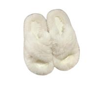 BQDPYZBD Pantofole pelose da Donna Slip On in Pelliccia Soffici E