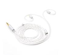 BQEYZ Cloud Standard Cable Single Crystal Copper Silver Plated Wire intrecciato auricolare sostituzione cavo di aggiornamento per IEM